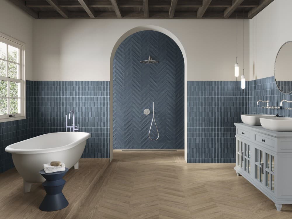 Mosaik und begehbare Dusche: Technische Expertise in Mülhausen